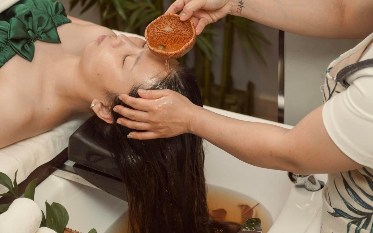 Quy trình gội đầu dưỡng sinh, massage tại Diệu Beauty Corner