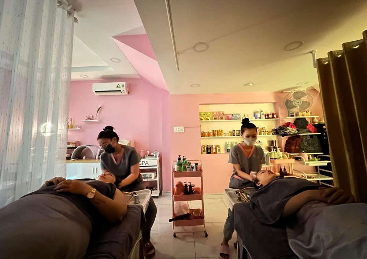 Không gian thư giãn của Pink Beauty