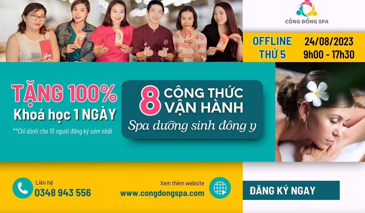 Buổi giao lưu Cộng Đồng Spa dưỡng sinh ngày 24/08/2023
