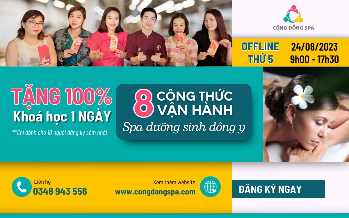 Buổi giao lưu Cộng Đồng Spa dưỡng sinh ngày 24/08/2023
