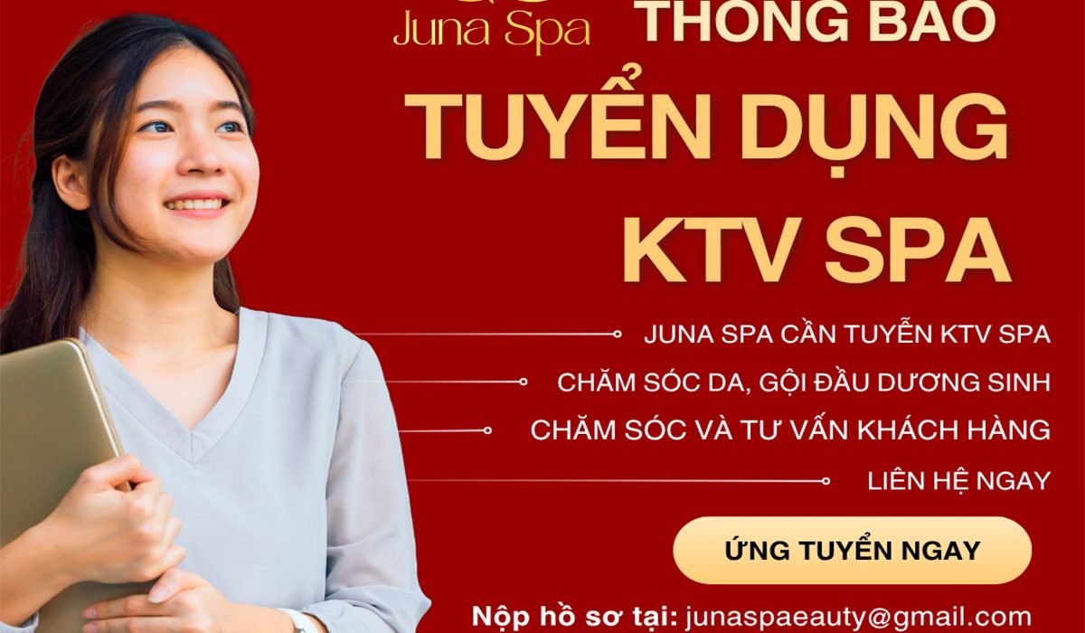 banner juna spa tuyển dụng